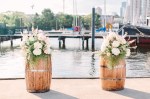 $148 - ceremony flowers (barrels not incl)