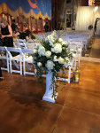 $148 - ceremony flowers on rental column